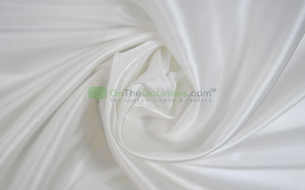 Taffeta Fabric by the Yard | Non Stretch Taffeta | 60" Wide | 75 Colors Available | Wholesale Bolt Available |