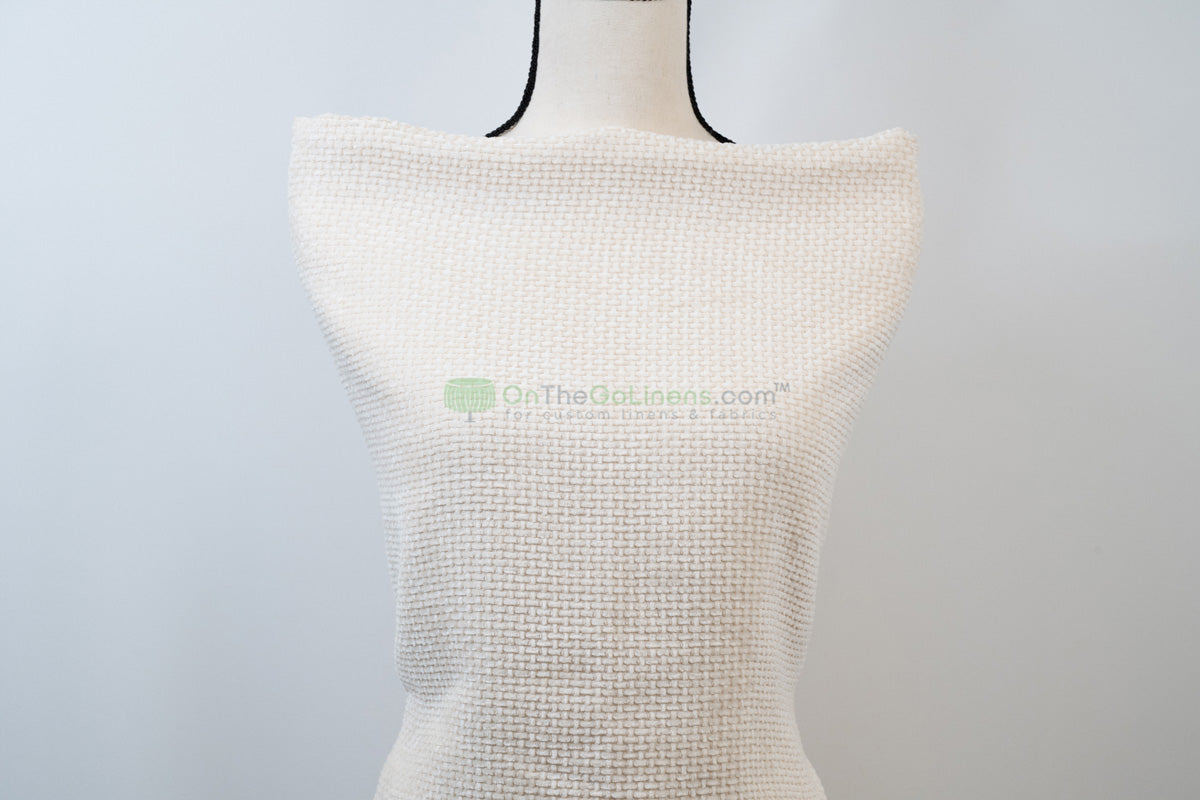 Cozy Chenille Upholstery Fabric by the Yard | Soft Woven Polyester for Furniture & Home Décor
