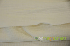 Double Layered Cotton Gauze Fabric by the Yard | 100% Cotton Muslin | 50" Wide |