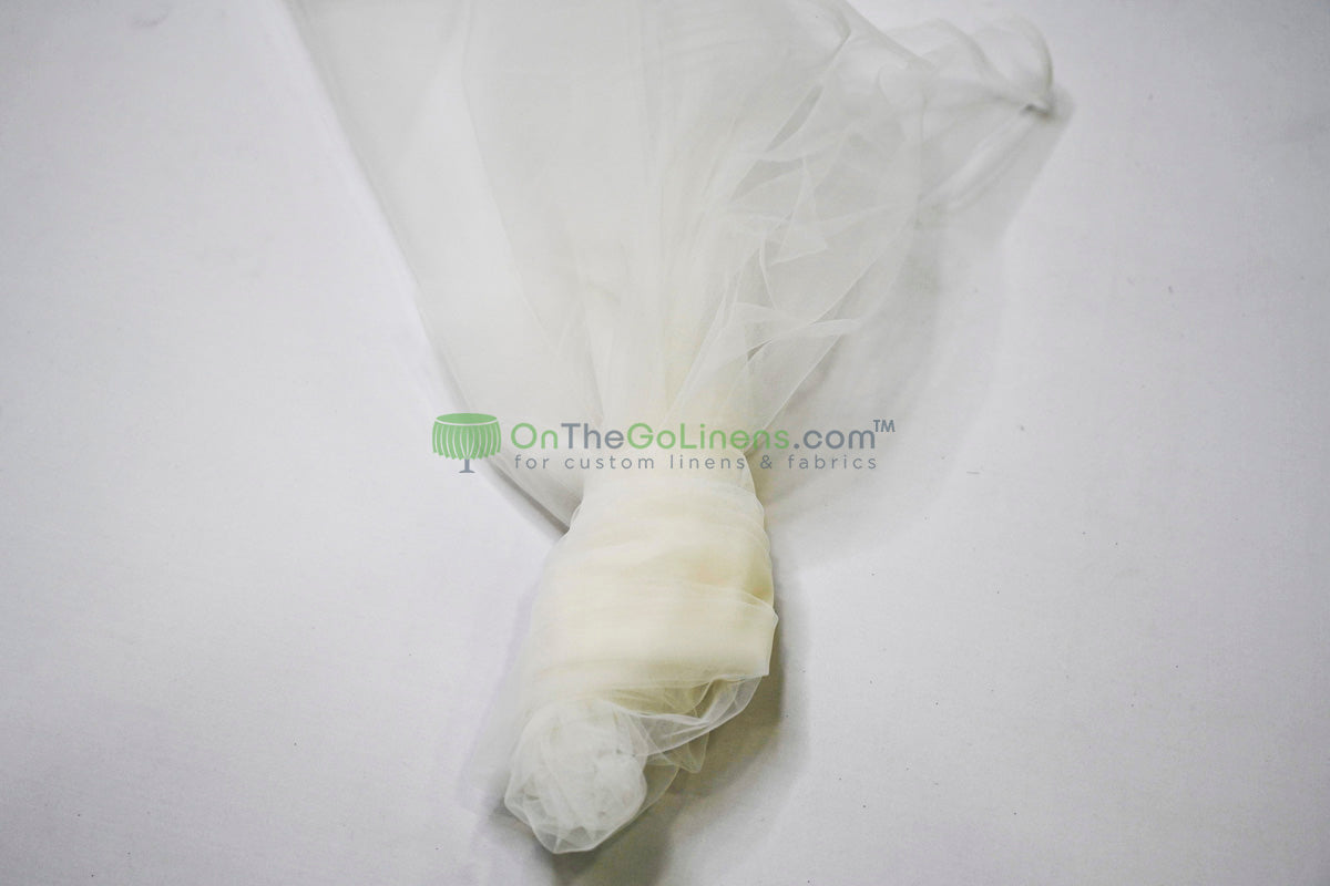Micro Mesh Tulle Fabric | 60" Wide Mechanical Stretch Micro Mesh Tulle Fabric | 100% Polyester |