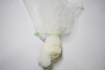 Micro Mesh Tulle Fabric | 60" Wide Mechanical Stretch Micro Mesh Tulle Fabric | 100% Polyester |