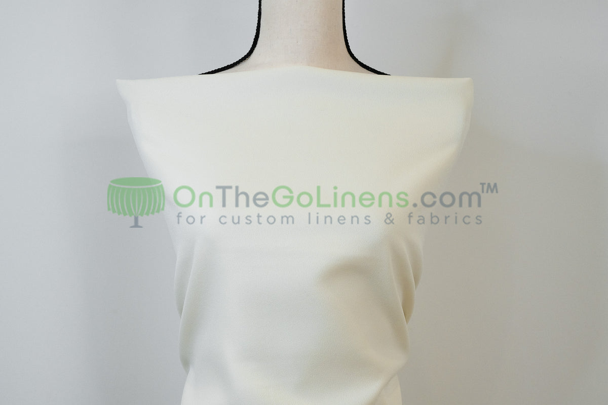 Polyester Crepe Fabric by the Yard 60" Wide 100% Polyester