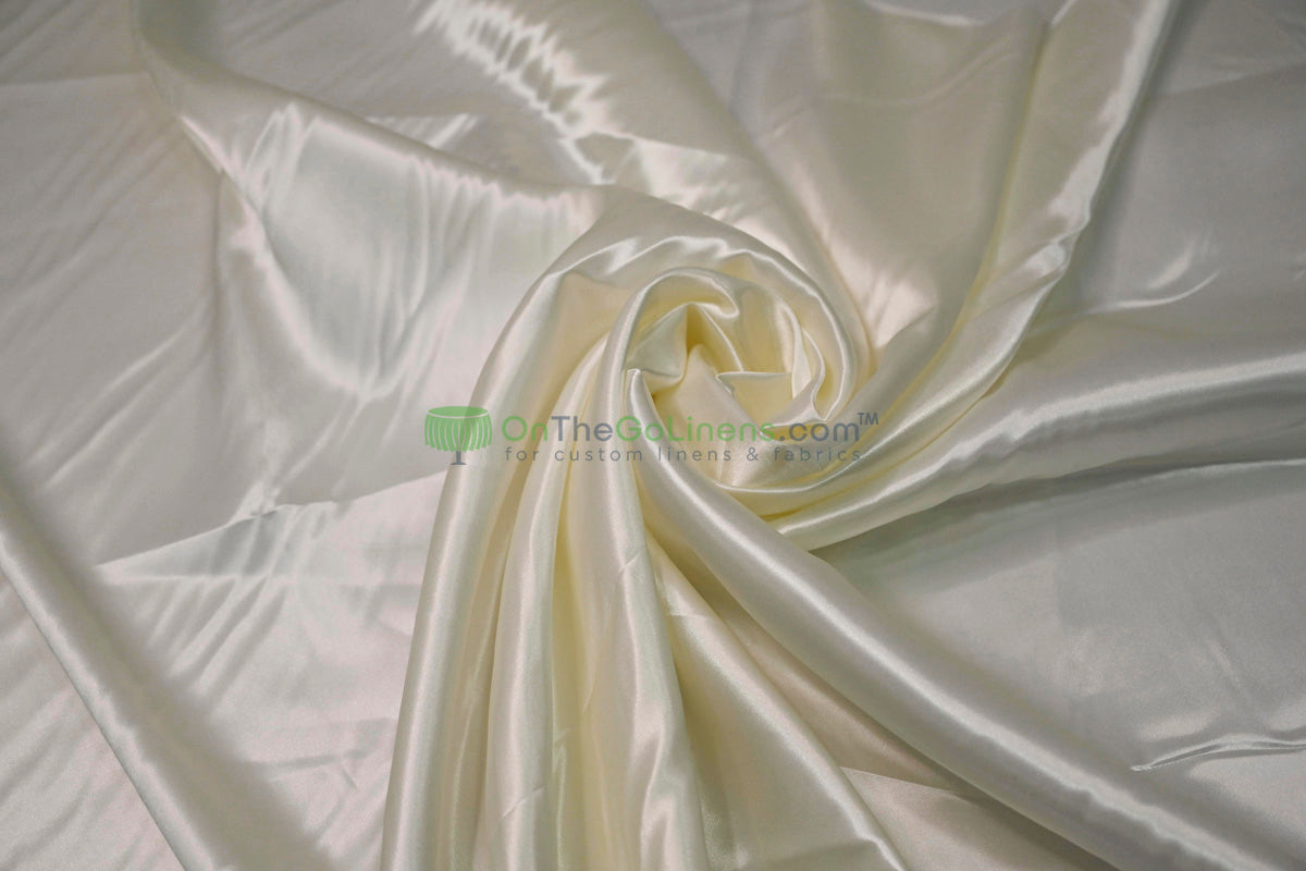 Stretch Charmeuse Fabric by the Yard | Silky Soft Stretch Satin Fabric | 4% Spandex | Multiple Colors |