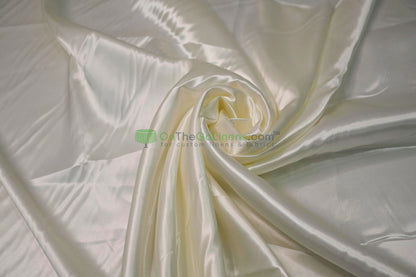 Stretch Charmeuse Fabric by the Yard | Silky Soft Stretch Satin Fabric | 4% Spandex | Multiple Colors |