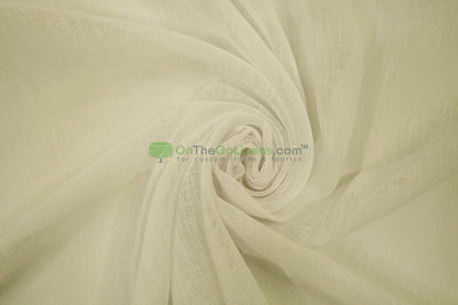 108" Turkish Sheer Fabric by the Yard | Four Colors Available | 100% Polyester |