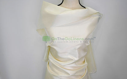 Taffeta Fabric by the Yard | Non Stretch Taffeta | 60" Wide | 75 Colors Available | Wholesale Bolt Available |