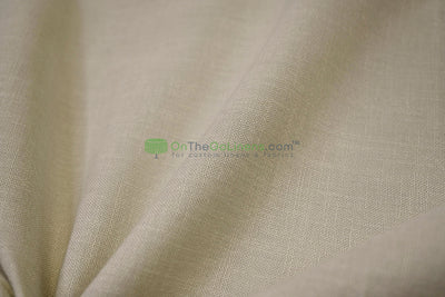 Upholstery Weight Poly Linen Fabric | Durable Backed Linen | 60" Wide | Non Woven Backing | Ideal for Upholstery, Cushions & Drapery