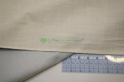 Upholstery Weight Poly Linen Fabric | Durable Backed Linen | 60" Wide | Non Woven Backing | Ideal for Upholstery, Cushions & Drapery