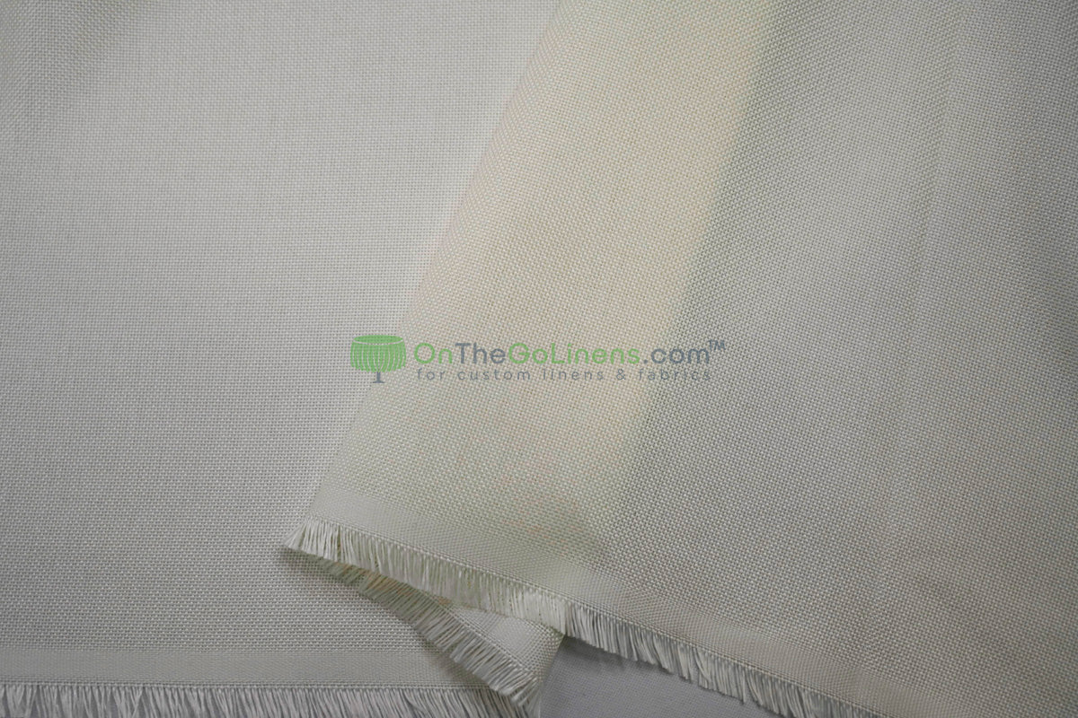 Vintage Linen Event Drapery Panels | Imitation Burlap Curtains | Washable 100% Polyester Burlap |