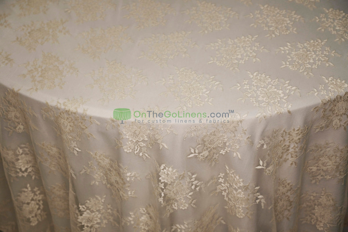 Chantilly Lace Fabric | Elegant Floral Lace | Lightweight & Sheer | Ideal for Bridal & Evening Wear
