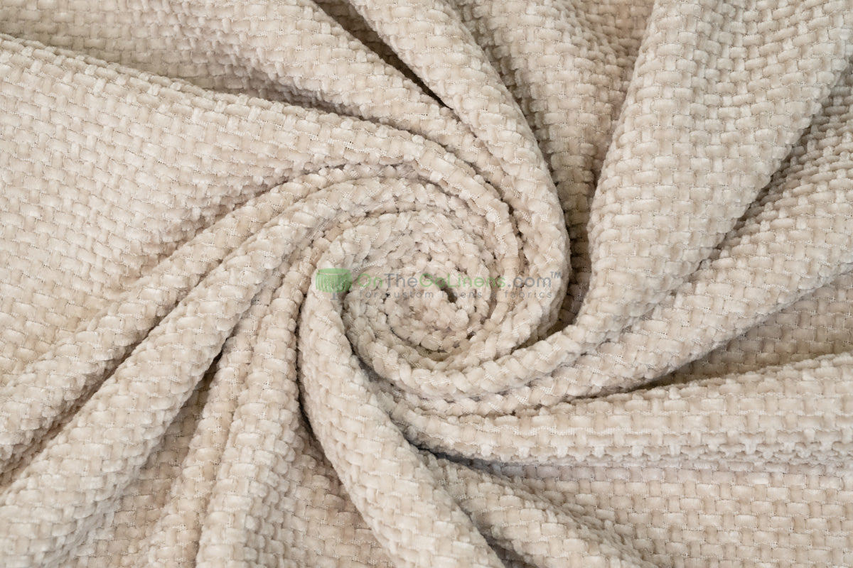Cozy Chenille Upholstery Fabric by the Yard | Soft Woven Polyester for Furniture & Home Décor