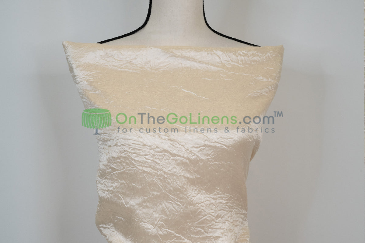 IFR Dull Crush Satin Fabric by the Yard 108" Wide Extra Wide Tergalet
