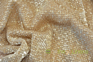 Pleated Glitz Fabric by the Yard | Pleated Sequins Fabric | 100% Polyester | Mechanical Stretch |
