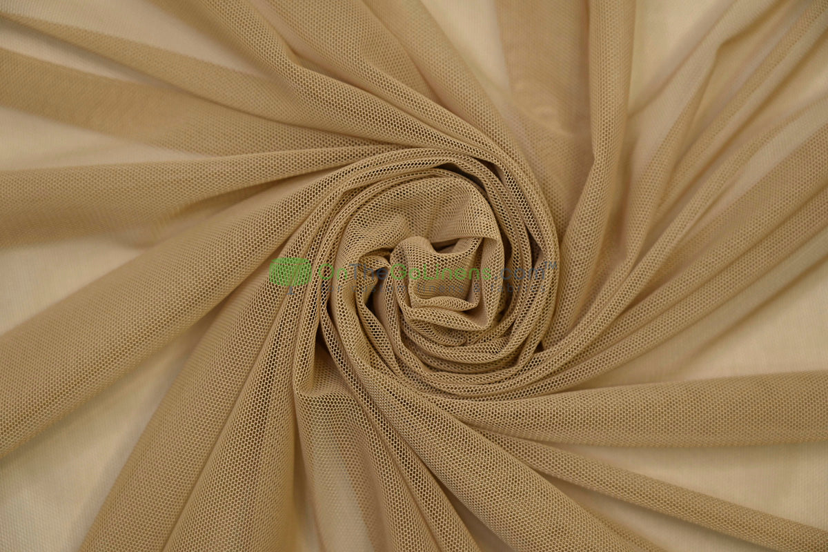 Power Mesh Spandex Fabric by the Yard | 60" Wide | Multiple Colors | 80/20 Nylon Spandex Blend |