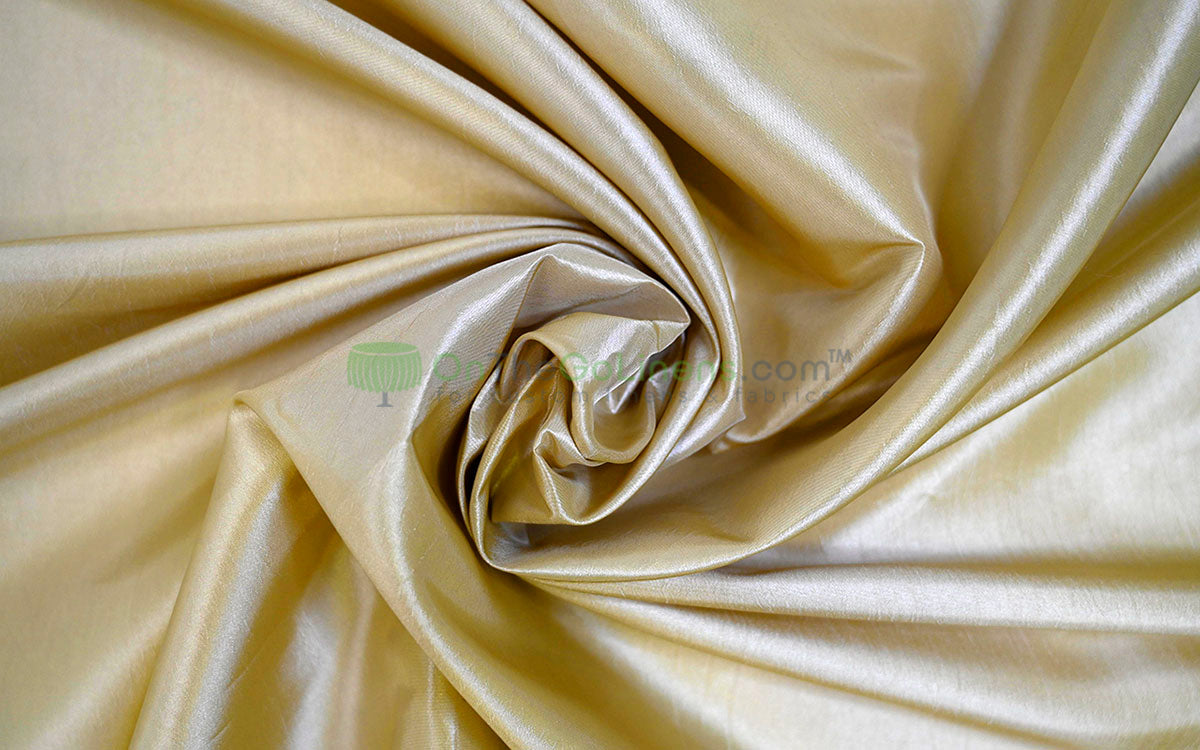 Taffeta Fabric by the Yard | Non Stretch Taffeta | 60" Wide | 75 Colors Available | Wholesale Bolt Available |