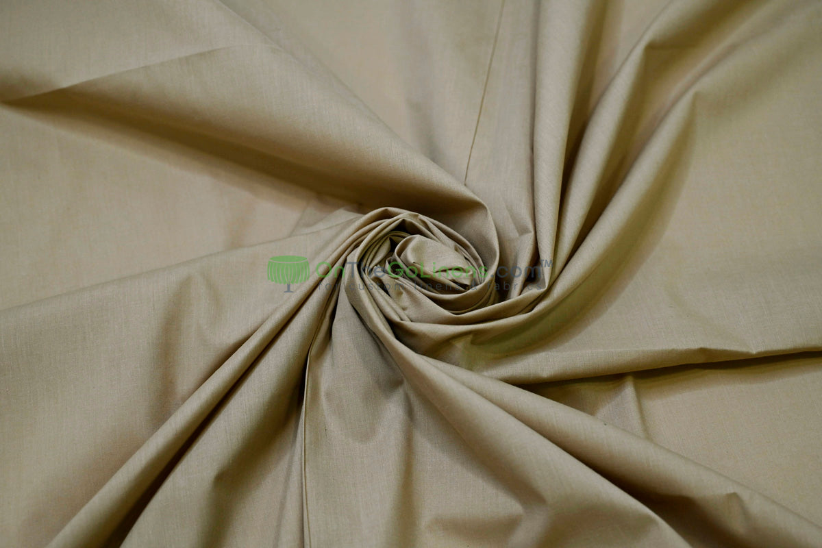 Woven Poly Cotton Broadcloth Fabric by the Yard | Polycotton Fabric | Multiple Colors | 60" Wide | 80/20 Blend |
