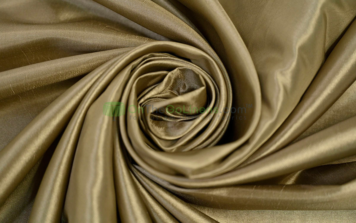 Taffeta Fabric by the Yard | Non Stretch Taffeta | 60" Wide | 75 Colors Available | Wholesale Bolt Available |