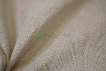 Upholstery Weight Poly Linen Fabric | Durable Backed Linen | 60" Wide | Non Woven Backing | Ideal for Upholstery, Cushions & Drapery