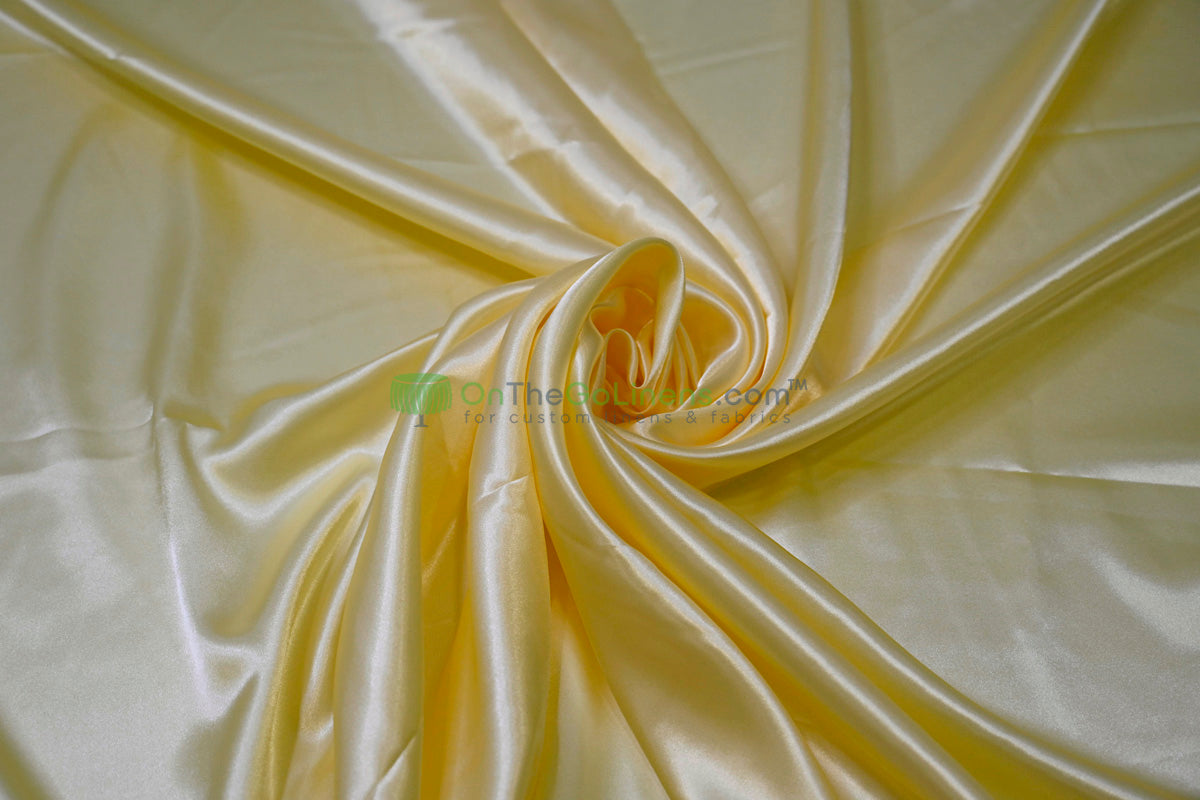 Charmeuse Satin Table Linens, Table Overlays, Table Drapes and Banquets | Multiple IFR Satin Colors |