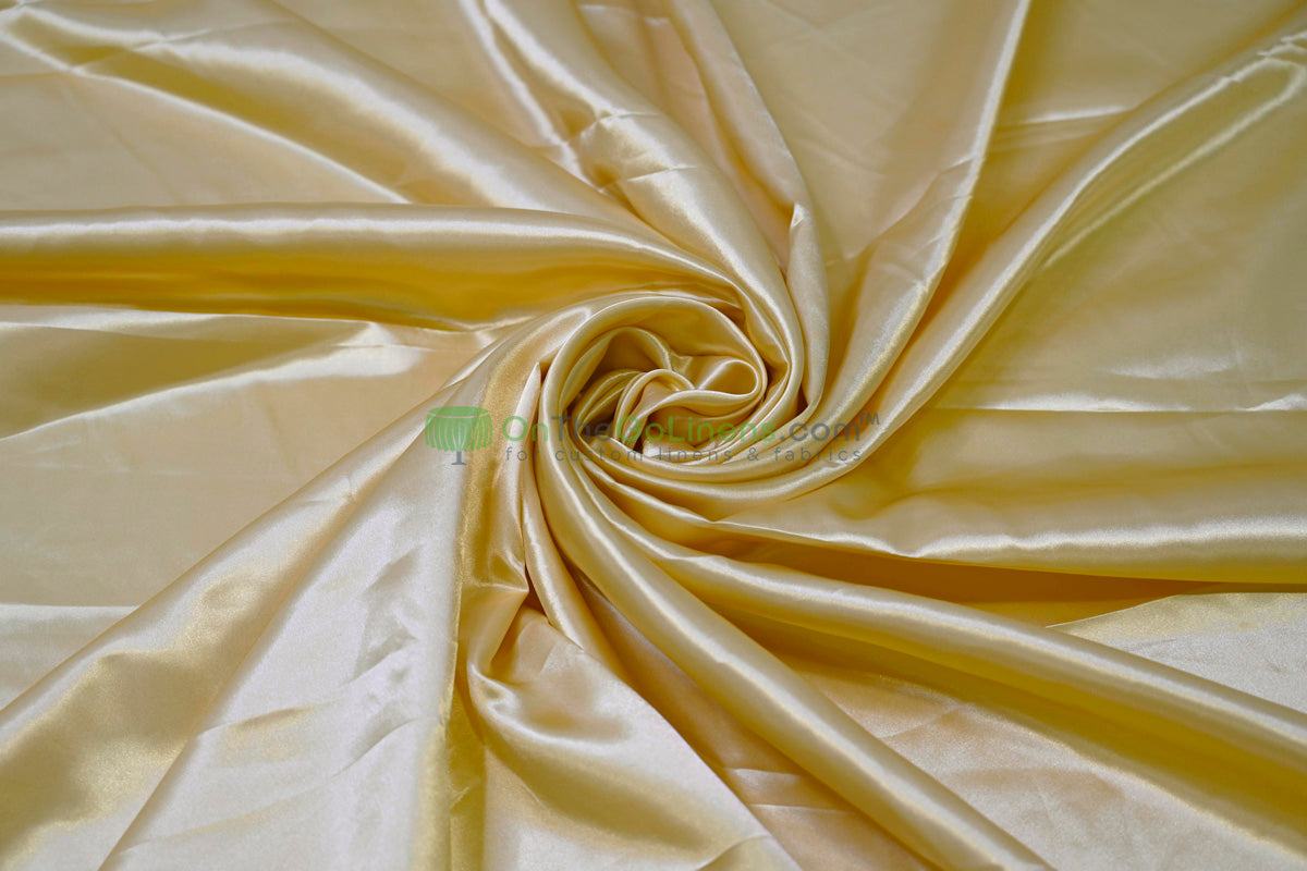 Charmeuse Satin Table Linens, Table Overlays, Table Drapes and Banquets | Multiple IFR Satin Colors |