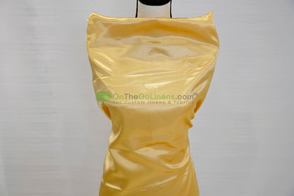 Charmeuse Satin Table Linens, Table Overlays, Table Drapes and Banquets | Multiple IFR Satin Colors |
