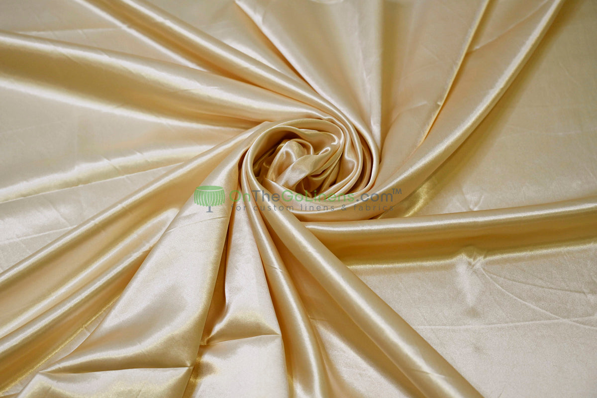 Stretch Charmeuse Fabric by the Yard | Silky Soft Stretch Satin Fabric | 4% Spandex | Multiple Colors |