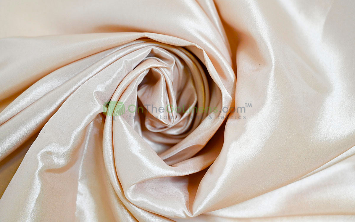 Taffeta Fabric by the Yard | Non Stretch Taffeta | 60" Wide | 75 Colors Available | Wholesale Bolt Available |
