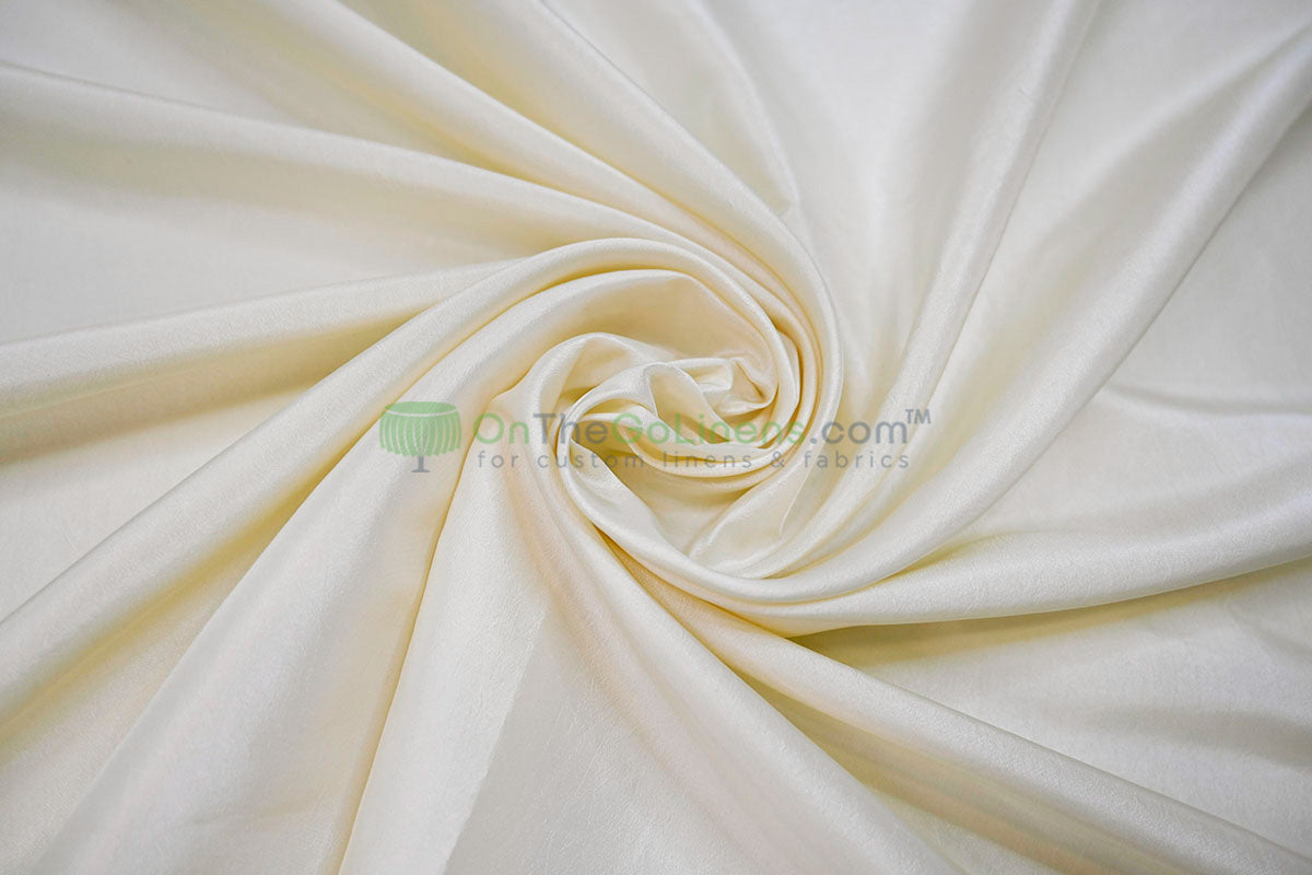 Taffeta Fabric by the Yard | Non Stretch Taffeta | 60" Wide | 75 Colors Available | Wholesale Bolt Available |