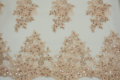 Camilla Embroidery Fabric by the Yard | Lace Embroidery | Multiple Colors |