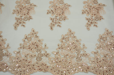 Camilla Embroidery Fabric by the Yard | Lace Embroidery | Multiple Colors |