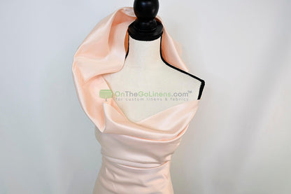 Lamour Satin Fabric by the Yard & Bolt | 100% Polyester Semi Dull Heavy Satin Fabric | 60" Wide | Multiple Colors |