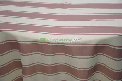 Rustic Linen Stripe Fabric