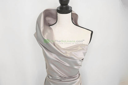 Lamour Satin Fabric by the Yard & Bolt | 100% Polyester Semi Dull Heavy Satin Fabric | 60" Wide | Multiple Colors |