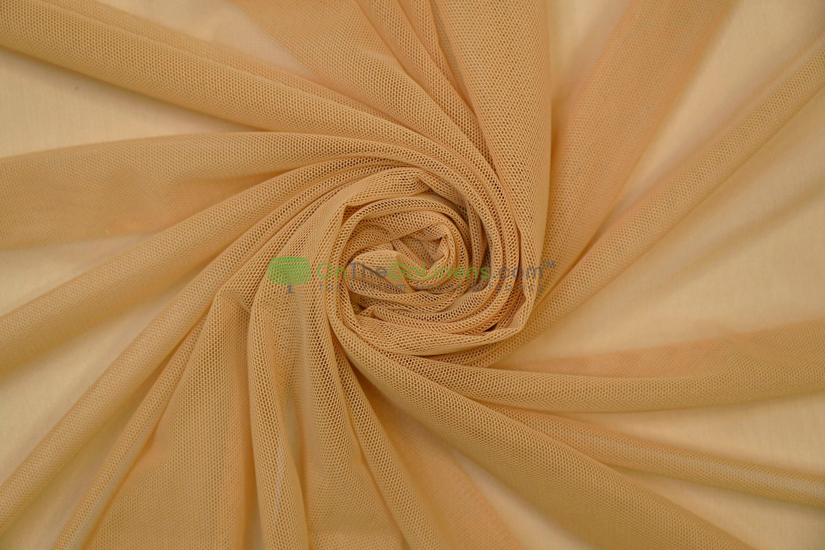 Power Mesh Spandex Fabric by the Yard | 60" Wide | Multiple Colors | 80/20 Nylon Spandex Blend |