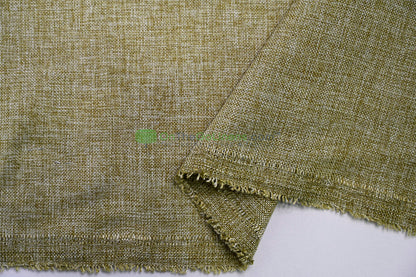 Vintage Linen Event Drapery Panels | Imitation Burlap Curtains | Washable 100% Polyester Burlap |