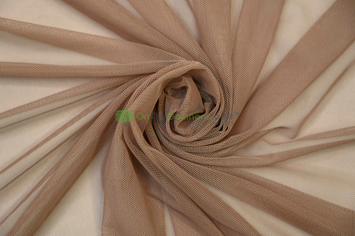 Power Mesh Spandex Fabric by the Yard | 60" Wide | Multiple Colors | 80/20 Nylon Spandex Blend |