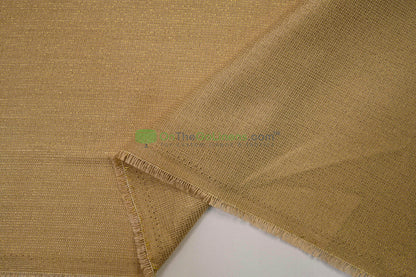 Metallic Vintage Linen Fabric by the Yard | Metallic Burlap Fabric | 60" Wide | 100% Polyester |