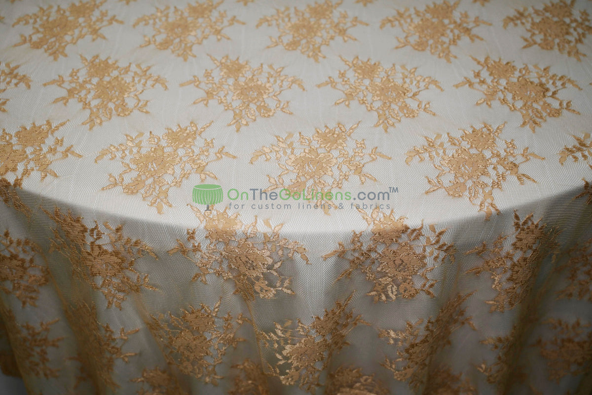 Chantilly Lace Fabric | Elegant Floral Lace | Lightweight & Sheer | Ideal for Bridal & Evening Wear