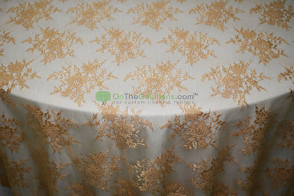 Chantilly Lace Fabric | Elegant Floral Lace | Lightweight & Sheer | Ideal for Bridal & Evening Wear