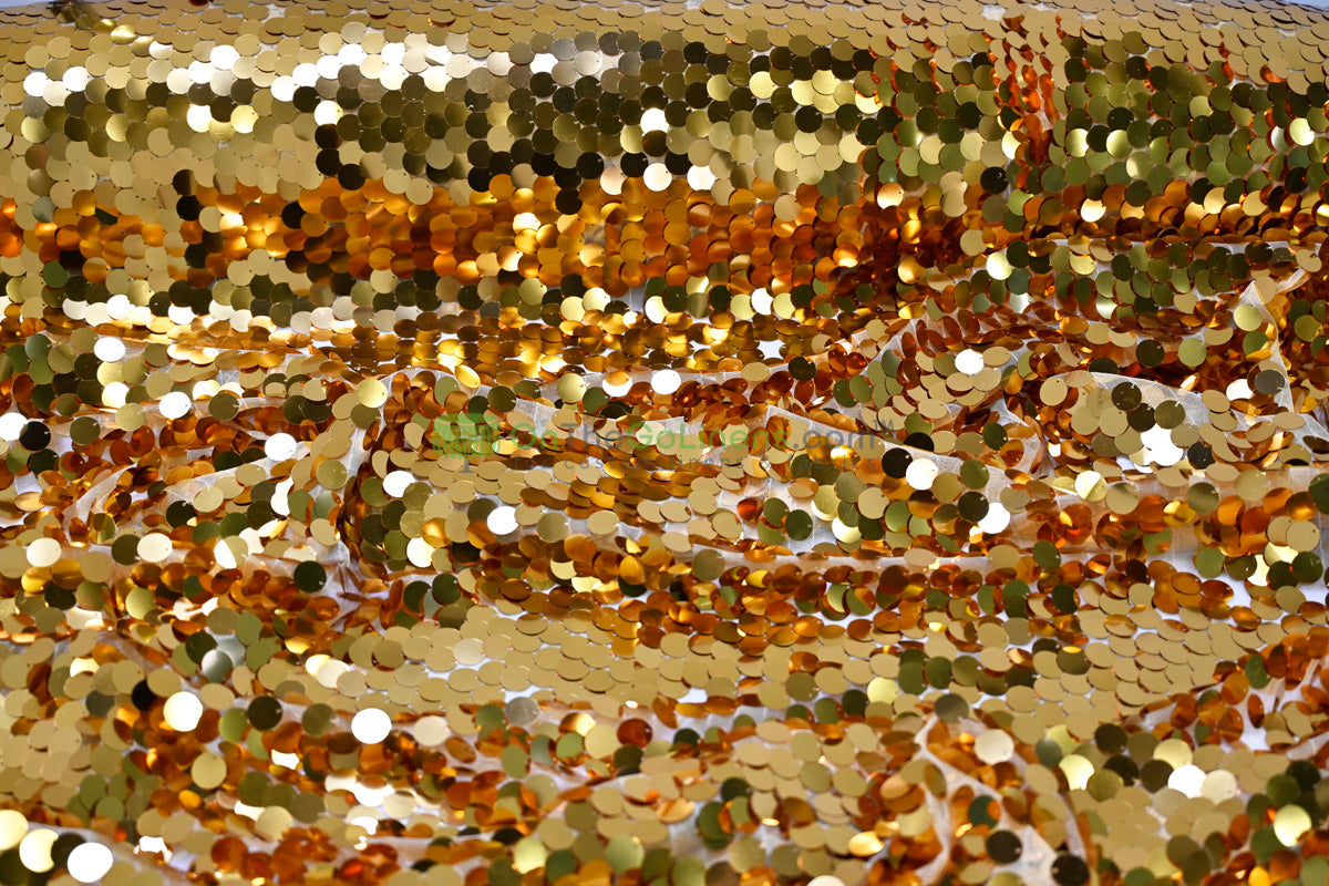 Payette Sequins Table Linens | Paillette Fish Scale Sequins Tablecloths | Multiple Colors |