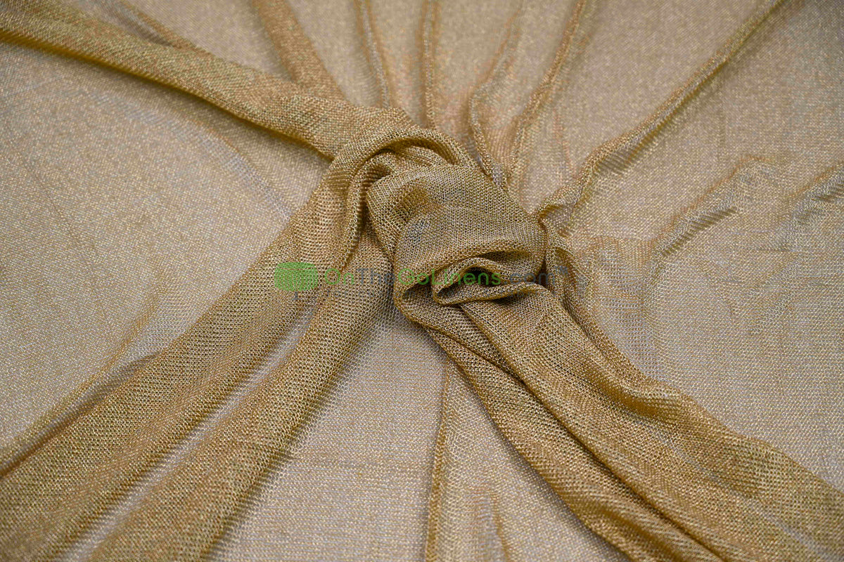 Sparkly Mesh – Metallic Stretch Fabric (58/60” Wide)
