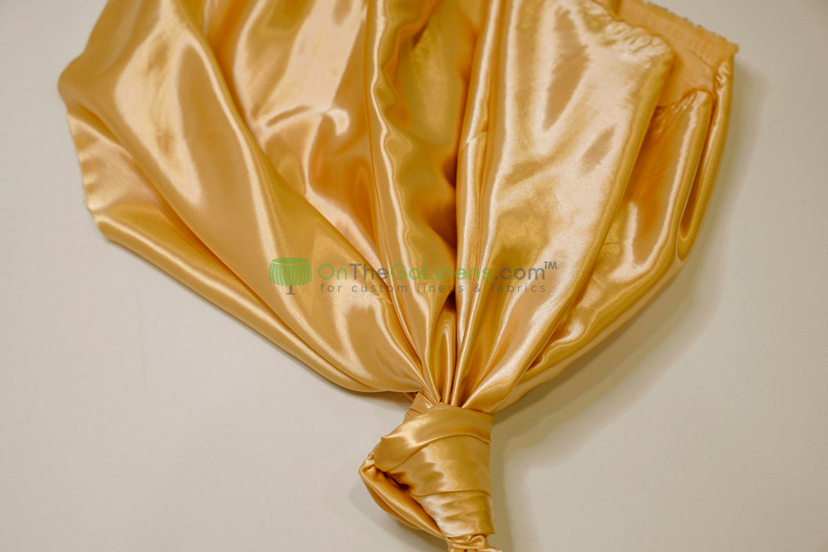 Stretch Charmeuse Fabric by the Yard | Silky Soft Stretch Satin Fabric | 4% Spandex | Multiple Colors |