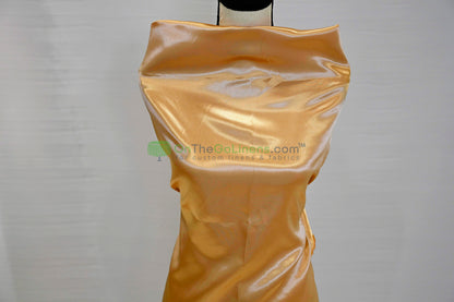 Stretch Charmeuse Fabric by the Yard | Silky Soft Stretch Satin Fabric | 4% Spandex | Multiple Colors |