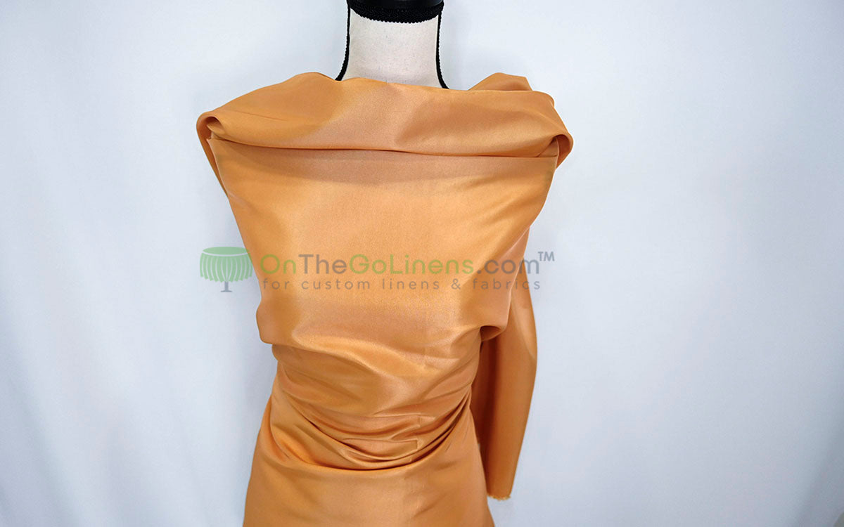 Taffeta Fabric by the Yard | Non Stretch Taffeta | 60" Wide | 75 Colors Available | Wholesale Bolt Available |