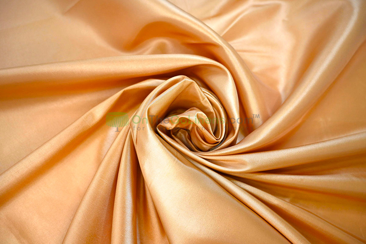 Taffeta Fabric by the Yard | Non Stretch Taffeta | 60" Wide | 75 Colors Available | Wholesale Bolt Available |