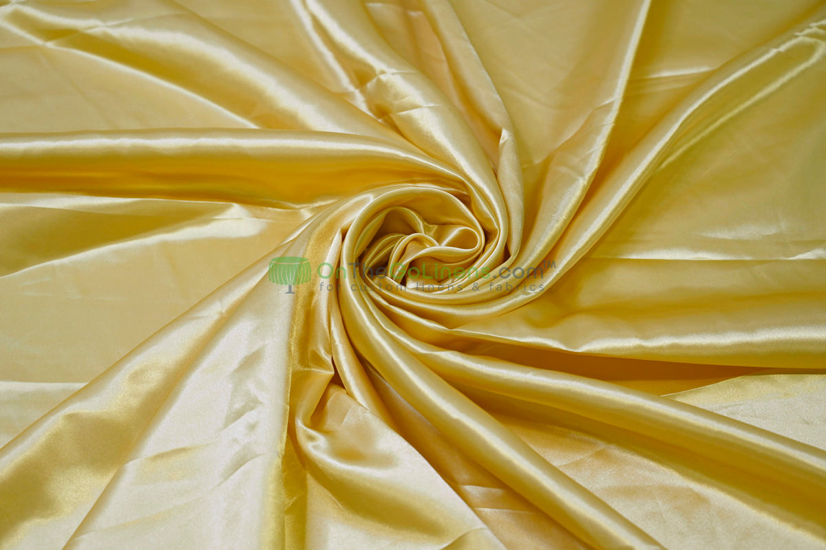 Charmeuse Satin Table Linens, Table Overlays, Table Drapes and Banquets | Multiple IFR Satin Colors |
