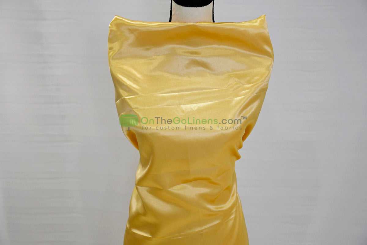 Charmeuse Satin Table Linens, Table Overlays, Table Drapes and Banquets | Multiple IFR Satin Colors |
