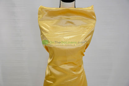 Charmeuse Satin Table Linens, Table Overlays, Table Drapes and Banquets | Multiple IFR Satin Colors |