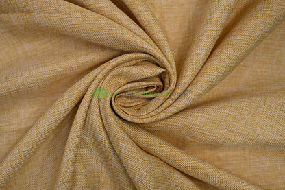 Vintage Linen Event Drapery Panels | Imitation Burlap Curtains | Washable 100% Polyester Burlap |