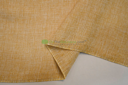 Vintage Linen Event Drapery Panels | Imitation Burlap Curtains | Washable 100% Polyester Burlap |